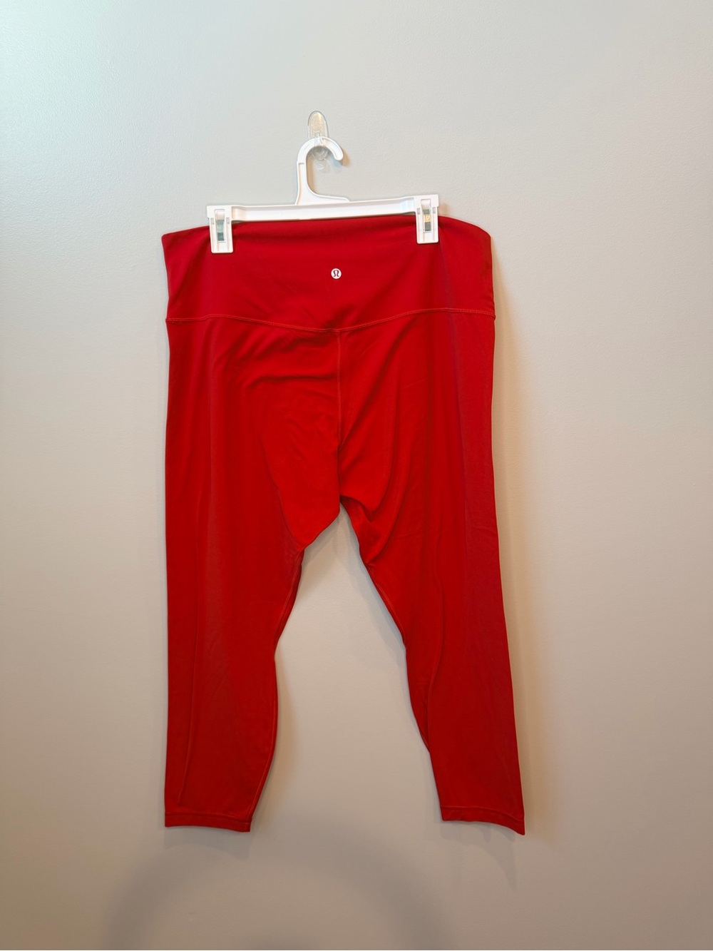lululemon Align High Rise Lulu Red Legging Nulu Fabric Weightless Plus Size 18